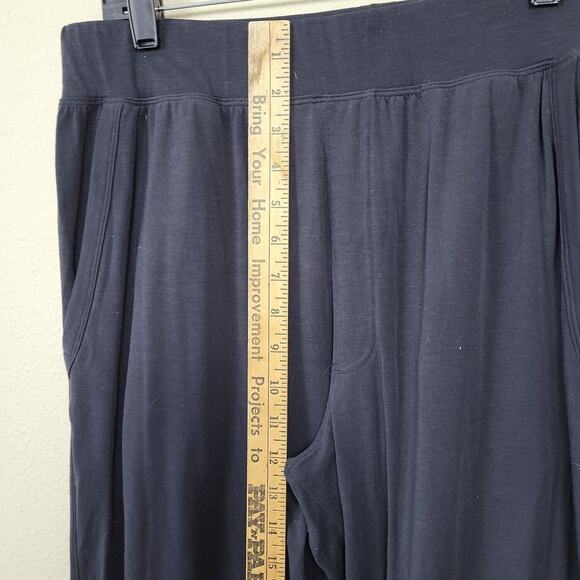 Under Armour Mens Black Regular Fit Elastic Waist Pull On Sweatpants Size Large - Picture 7 of 8